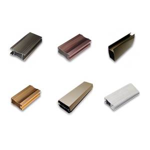 Thanh nhôm cửa kính chất lượng cao, kiểu dáng đa dạng, dành cho cửa sổ, cửa tủ được chế tạo chính xác, cắt theo yêu cầu, chất liệu 6063 6061 T5 T6 - Product Image 1