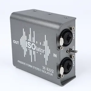Noise Isolation 6.35 Input 2 Way Avoid AC Sound Interference Xlr