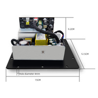 Amplificateur de subwoofer mono de classe D 200W avec entrées sans fil et RCA 110-240V pour enceintes domestiques et systèmes audio