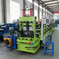 Machine de formage de profilés en C entièrement automatique avec système de contrôle PLC, ligne de découpe hydraulique pour profilés en acier, taille personnalisée