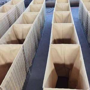 Jala kawat galvanis panas 76.2*76.2mm penghalang pertahanan tahan ledakan untuk benteng dinding pasir - Product Image 5