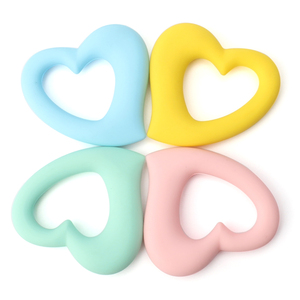 Jouets de dentition naturels et biologiques pour bébés, ensemble de clés de dentition, sans BPA, résistants au congélateur, en silicone souple, pour bébés, unisexe, longue durée de vie, ISO9001 - Product Image 4