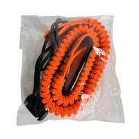 Cordon élastique durable Finny Factory Supply, cordon rétractable pour outils, boucle de connexion rapide, mousqueton, tressé en sergé