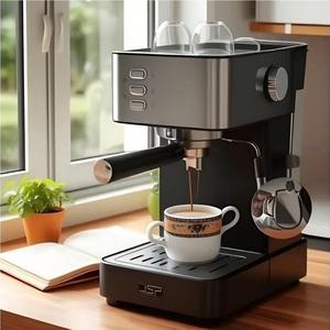 Nhà máy chuyên nghiệp thép không gỉ sữa bọt Maker nhỏ bán tự động Máy pha cà phê Espresso cho nhà sử dụng ngoài trời khách sạn - Product Image 1