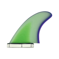 Ailerons de planche de surf au design cool en fibre de verre, aileron arrière de planche de surf, ensemble double MR pour le surf