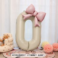 Ballon numérique mat de 40 pouces, ballon blanc, décoration de fête pour bébé, accessoires pour arrangement d'anniversaire