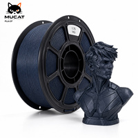 Filament d'imprimante 3D PLA-CF texturé bleu marine, collection PLA-CF, pour la reproduction d'œuvres d'art classiques et la présentation artistique