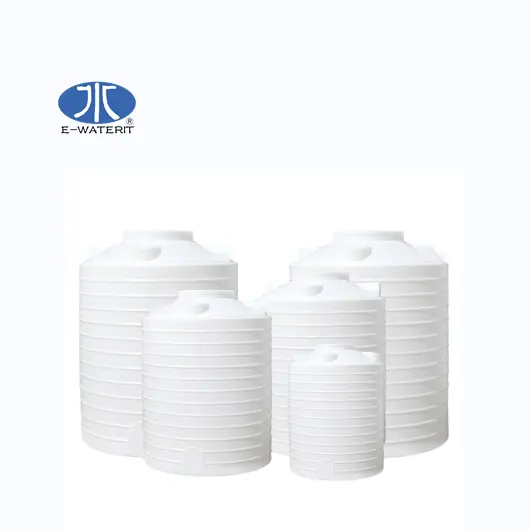 50-10000 Liter Round Flat Bottom Vertical type Plastic Water Liquid Storage Tanks For water treatment