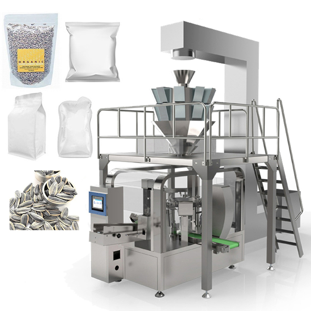 Premade Bag Automatic Fill Packing Machine for Sunflower Seeds