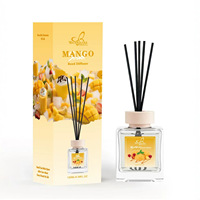 Diffuseur de parfum d'ambiance sans flamme aux fruits et à la lavande, huile d'aromathérapie avec bâtonnets diffuseurs, désodorisant liquide, décoration d'intérieur 120ml