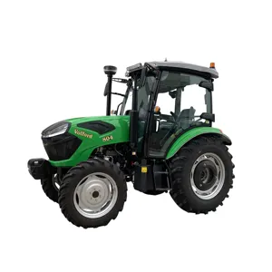 Four-poster luxury cab 80hp 12F+12R shuttle shift tractor low price with pto for sale