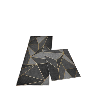 2 unids/set de estilo nórdico de moda para cocina, alfombrilla de terciopelo de cristal para el hogar, alfombrilla para puerta de tira larga, decoración moderna para el hogar - Product Image 5