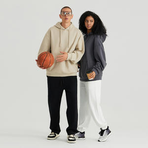 405 GSM เสื้อฮู้ดผ้าฝ้ายธรรมดาไซส์ใหญ่พิเศษน้ำหนักไม่ผูกเชือกใช้ได้ทั้งชายและหญิง - Product Image 3