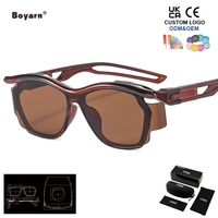 Lunettes de soleil tendance personnalisées Boyarn, modèle unique, pour hommes et femmes, style cool, tendance influenceur