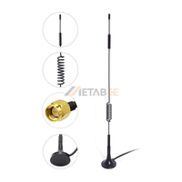 Antena WiFi de Doble Banda Impermeable IP67, 2.4G 5.8G, Alta Ganancia 5dBi, Montaje Magnético Tipo Pagoda con Cable de 2m para Router y Módem