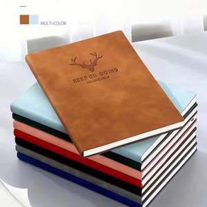 Journal Manufacturer Custom A5 Softcover PU Leather <b>Note</b> <b>Book</b> Business Office Notebook With Logo - Product Image 2