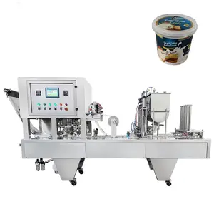 Macchina CD-20A-2 di riempimento e di sigillamento della tazza dello yogurt e della gelatina