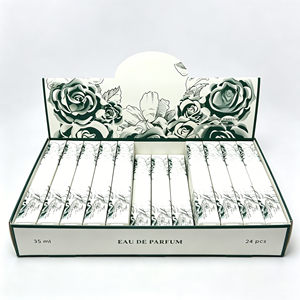 Parfum en tube de laboratoire de 35 ml, taille voyage, pour femmes, senteur <span class=keywords><strong>rose</strong></span> longue durée, boîte de 24 pièces, directement de l'usine - Product Image 3