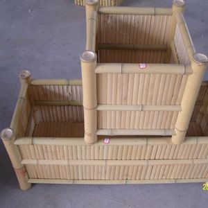 Boîte de plantation en <span class=keywords><strong>bambou</strong></span> naturel pour la décoration paysagère de jardin et la plantation de <span class=keywords><strong>fleurs</strong></span> - Product Image 2