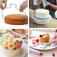 260-teiliges Backwerkzeug mit Kuchen-Tonabnehmer und Plätzchen Stempel Rohrverschluss-Set Zubehör Kuchen-Dekorationszubehör