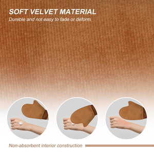 Guante Aplicador de Autobronceador de Terciopelo con Logotipo Personalizado para un Bronceado sin Rayas - Product Image 3