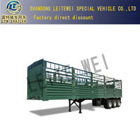 3 /4 essieux 40/50 tonnes, animaux ou en vrac, piquet de Transport, clôture, paroi latérale, camion, Semi-remorque, clôture, sentier