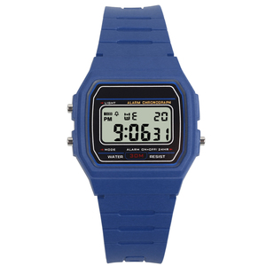 Moda deportes multifuncional lujo impermeable cronógrafo <span class=keywords><strong>despertador</strong></span> luz LED noche rectángulo relojes digitales - Product Image 4