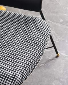 Fauteuil moderne de salon en cuir de luxe antique de style scandinave français <span class=keywords><strong>vintage</strong></span> en tissu design - Product Image 6