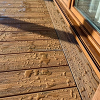 Revêtement de terrasse WPC en gros, anti-moisissure, imperméable, ignifuge, écologique, pour usage hôtelier extérieur