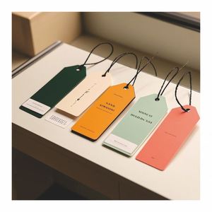 Venta caliente Impresión Colgar Etiqueta de gama alta Precio Nombre Etiqueta Ropa Marca \ <span class=keywords><strong>T</strong></span> - Product Image 5