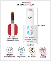Pour personnalisable ensemble de vernis à ongles de salon écologique en gros OEM gel UV sans hema avec votre logo séchage rapide 30s