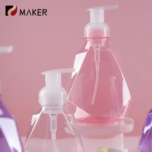Kirpik uzatma temizleme köpüğü PET plastik şişe kirpik şampuanı yüz temizleme el yıkama dağıtıcı renkli köpük pompa şişesi
