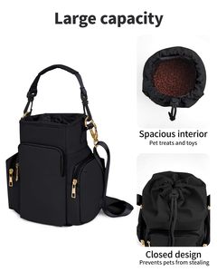 Échantillon gratuit : Pochette personnalisée pour friandises pour chien avec fermeture à cordon, mousqueton et sangle réfléchissante pour l'entraînement - Product Image 5