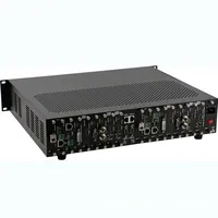 Matrice hybride HD monocanal 9 entrées/9 sorties Hardrock Metal 4K60 SDI/DVI/VGA/Fibre/HDBaseT pour conférence intelligente grand écran