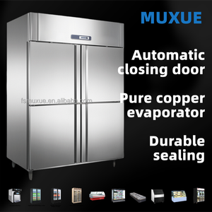 Refrigerador Comercial MUXUE de Acero Inoxidable con Puerta de Cierre Automático y Evaporador de Cobre Puro - Product Image 1