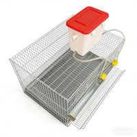 Cage à cailles empilable de haute qualité, cage à poussins, cage à cailles en batterie pour l'élevage des cailles