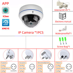 กล้อง WiFi, กล้อง IP, กล้อง PoE, กล้องติดรถยนต์แบบมีสาย, H.265, กล้องโดม ONVIF M406 - Product Image 4