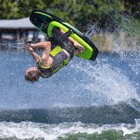Kneeboard à double pointe avec ailerons, résistant à l'eau salée, idéal pour les locations de sports nautiques en station balnéaire, club de voile