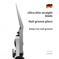 Kit de toilettage professionnel en gros, coupe-ongles en acier inoxydable, coupe-ongles incarnés, coupe-cuticules, boîte de manucure et de pédicure