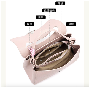 กระเป๋าถือหนังแท้ AndoBag รุ่นใหม่ทันสมัยสำหรับผู้หญิงและเด็กผู้หญิง สะพายไหล่เดียวหรือสะพายข้าง เหมาะสำหรับใช้ในชีวิตประจำวันของผู้หญิง - Product Image 5