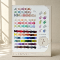 BelloGel Garden Stroll French Style, ensemble de vernis gel UV 190 couleurs, flacons de 10 ml, bibliothèque complète de couleurs de salon, vente en gros, logo personnalisé