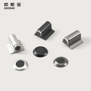 Supporto <span class=keywords><strong>per</strong></span> porta di sicurezza a pavimento in stile moderno in lega di zinco 3M con montaggio adesivo a molla magnetica permanente con fermaporta - Product Image 5