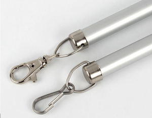 Black White Aluminium Curtain Wand Heavy Duty Customized Length Curtain Pull Stick - Product Image 6