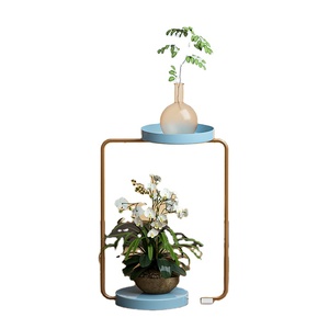 DREA Usine en Chine Vente promotionnelle Bon marché Vente en gros Décoratif Intérieur Style Nordique Supports pour plantes à 2 couches - Product Image 2