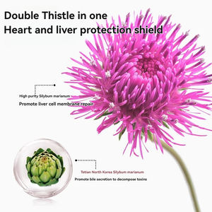 Pet confezionato singolarmente doppio cardo fegato in polvere Multi-funzionale protezione del fegato animale domestico prodotto non utrizionale - Product Image 2