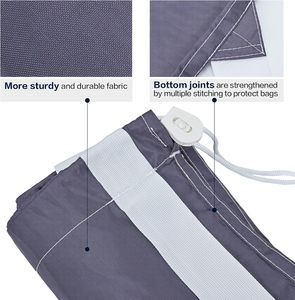 Sac à linge extra large, robuste, réutilisable, écologique, pliable, imperméable, lavable, grande capacité, logo personnalisé, pour lave-linge et sèche-linge - Product Image 5