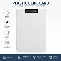 Porte-documents en plastique personnalisé OEM ODM, format A4, léger, pour bureau professionnel