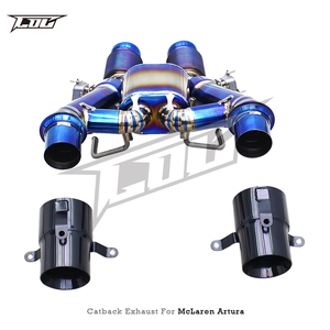 Système d'échappement en titane BOSKA Performance à montage direct pour McLaren Artura Spider 3.0T 2023-2025 avec contrôle de soupape OEM - Product Image 2