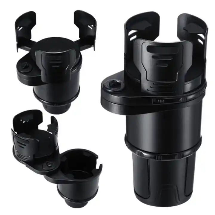 Wholesale 4 In 1 Vehicle-mounted Slip-proof Cup Holder 360 Degree Rotating Car  Water Cup Holder Multifunctional Dual Houder From m.