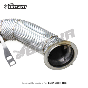 Custom Stainless Steel Downpipe Exhaust Pipes for BMW M550/M550i G30/N63 4.4TT 2017-2022 Racing Exhaust System Free Flow Pipe - Product Image 2